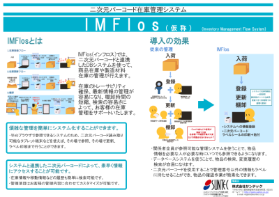 オーダーメイド 在庫管理システム『IMFlos』
